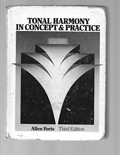 9780030207563: Tonal Harmony in Concept and Practice