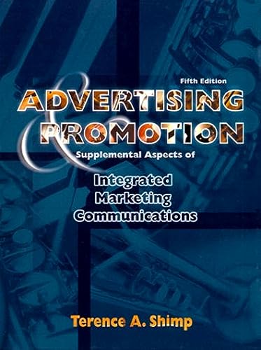 Beispielbild fr Advertising, Promotion and Supplemental Aspects of IMC zum Verkauf von Wonder Book