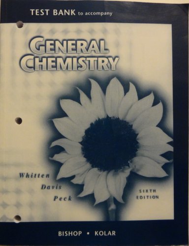Stock image for General Chemistry for sale by Irish Booksellers