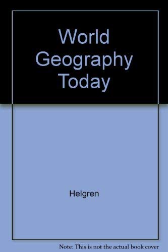 9780030213793: World Geography Today