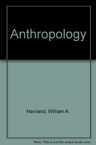 Stock image for Anthropology for sale by Better World Books