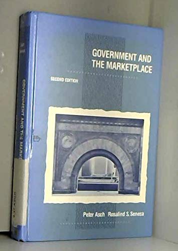 Imagen de archivo de Government and the Marketplace a la venta por Better World Books