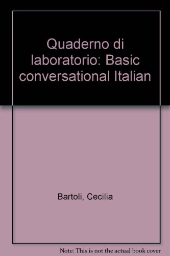 9780030216862: Quaderno di laboratorio: Basic conversational Italian