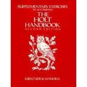 9780030217180: The Holt Handbook: Supplement Exercises