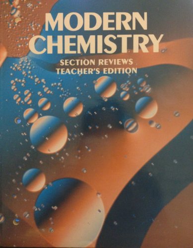 9780030218798: Modern Chemistry Section Reviews