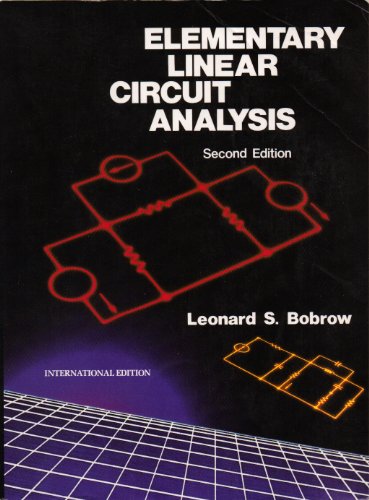 9780030219528: Elementary Linear Circuit Analysis