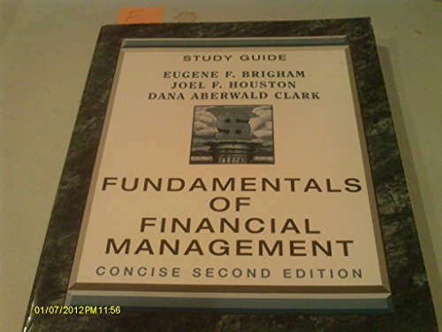 Beispielbild fr Fundamentals of Financial Management zum Verkauf von Better World Books