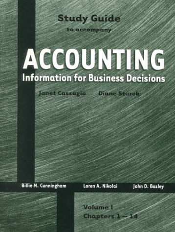 Beispielbild fr Accounting Information for Business zum Verkauf von Better World Books