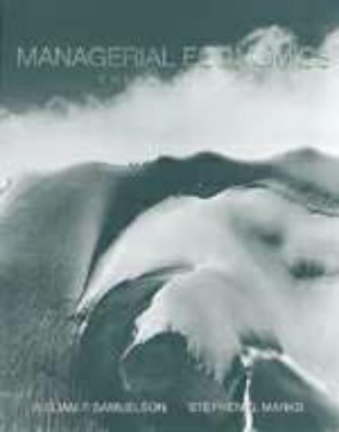 Beispielbild fr Managerial Economics (The Dryden Press series in economics) zum Verkauf von Wonder Book