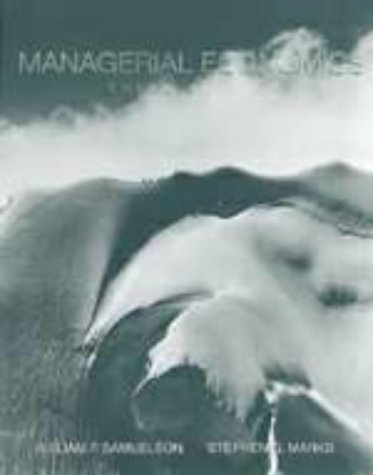 Stock image for Managerial Economics (The Dryden Press series in economics) for sale by Library House Internet Sales