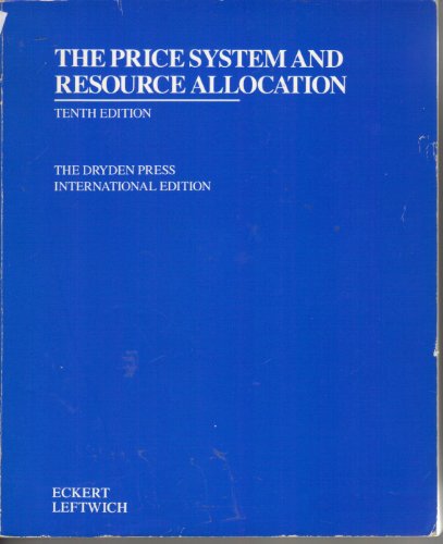 9780030228339: Price System and Resource Allocation