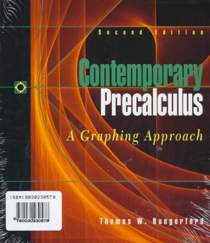 9780030230578: Contemporary Precalculus: A Graphing Approach
