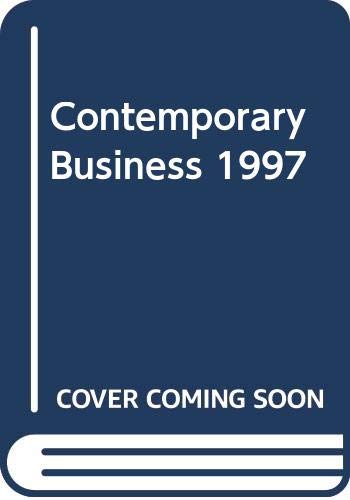 Contemporary Business 1997 (9780030231483) by Boone, Louis E.; Kurtz, David L.