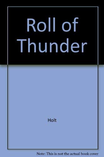 Roll of Thunder (9780030234347) by Holt Publishers