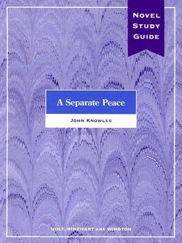 9780030234446: A Study Guide to a Separate Peace