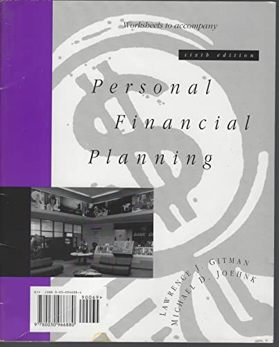 9780030236969: Personal Financial Planning