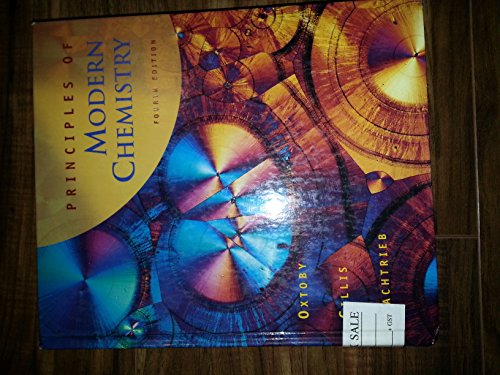9780030244278: Principles of Modern Chemistry (Saunders golden sunburst series)