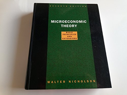 Beispielbild fr Microeconomic Theory: Basic Principles and Extensions (Dryden Press Series in Economics) zum Verkauf von BookHolders