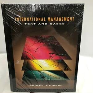 International Management (9780030245749) by Holt, David H.