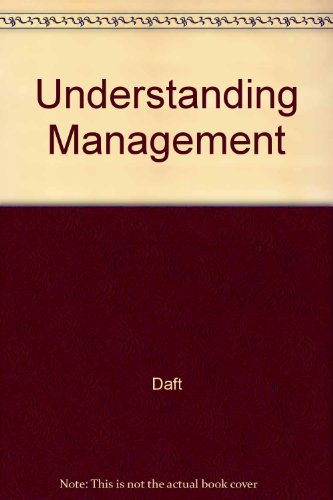 9780030247347: Understanding Management