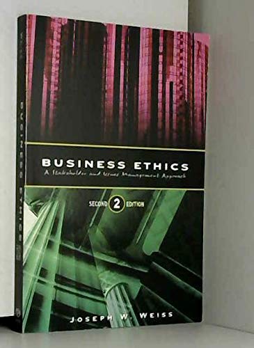 Beispielbild fr Business Ethics zum Verkauf von Better World Books Ltd