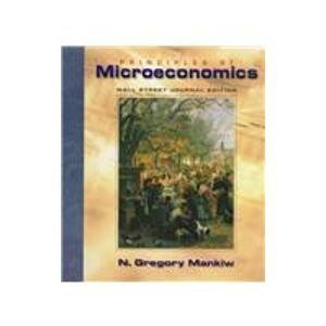 9780030252327: Mankiw Principles of Microeconc Wall St Jrnl Ed: Wall Street Journal Edition