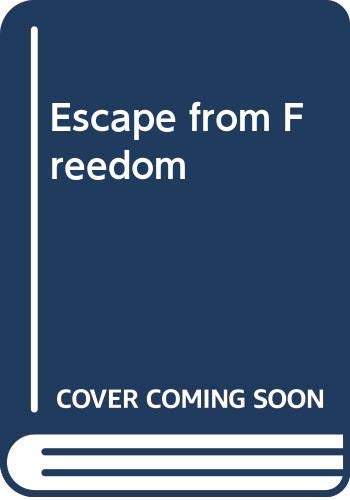 9780030255250: Escape from Freedom