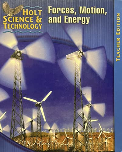 Stock image for Holt Science and Technology Forces, Motion and Energy, Course M, Teacher's Edition for sale by HPB-Red