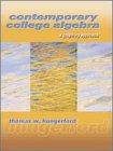 Beispielbild fr Contempory College Algebra zum Verkauf von Better World Books