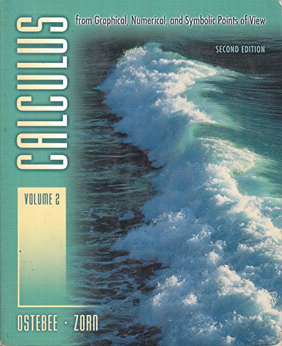Stock image for Calculus from Graphical, Numerical, and Symbolic Points of View (Volume 2) for sale by BooksRun