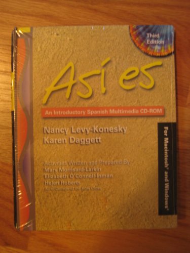 Asi es CD-ROM (9780030259388) by Mary Morrisard-Larkin; Helen Roberts; Elizabeth O'Connell-Inman