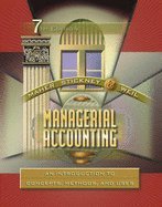 9780030259630: Managerial Accounting: An Introduction to Concepts, Methods and Uses