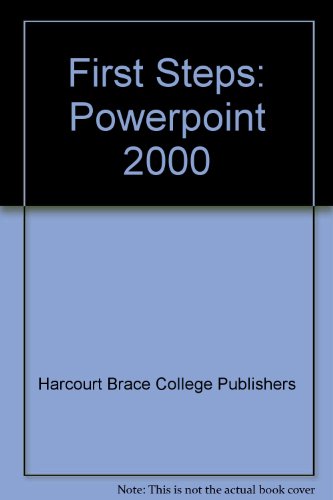 9780030261428: First Steps: Powerpoint 2000