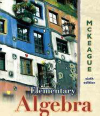 Imagen de archivo de Elementary Algebra a la venta por Better World Books: West