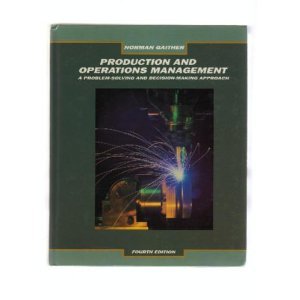 Stock image for Gaither Production Operations Manmt 4e (The Dryden Press series in management) for sale by BookHolders