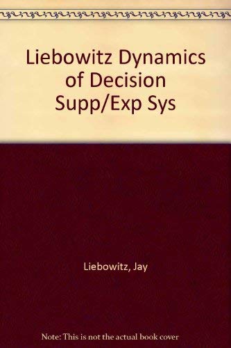 Stock image for The Dynamics of Decision Support Systems and Expert Systems for sale by West With The Night