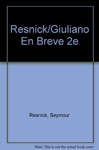 Stock image for Resnick/Giuliano En Breve 2e for sale by Wonder Book