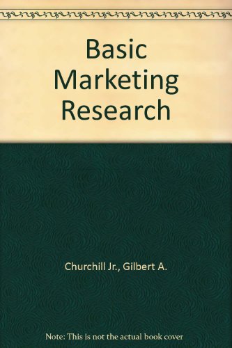 Stock image for Basic Marketing Research for sale by Phatpocket Limited