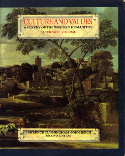 Imagen de archivo de Culture and Values a la venta por Better World Books