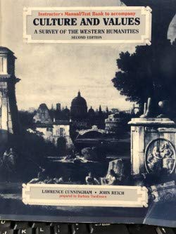 Stock image for Instructors manual/testbank to accompany Culture and values: A survey of the Western humanities for sale by Solr Books