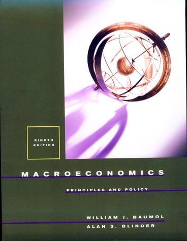 Imagen de archivo de Macroeconomics: Principles and Policy a la venta por The Yard Sale Store