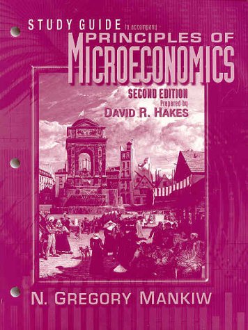 Beispielbild fr Principles of Microeconomics (Study Guide) zum Verkauf von BooksRun