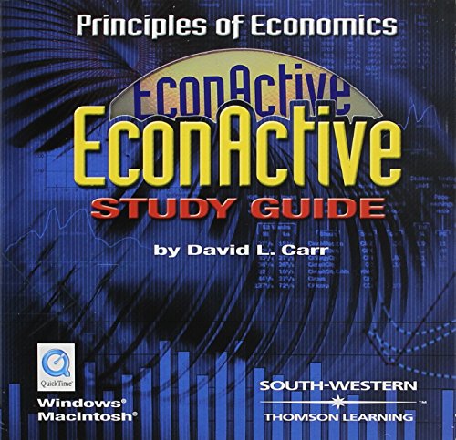 EconActive Student CD-ROM (9780030270222) by Carr, David; McCarty; Bennett; Porter, Tod