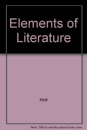 Stock image for Elements of Literature (Annotated Teacher's Edition) for sale by HPB-Red