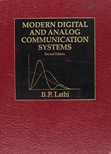 Stock image for Modern Digital and Analog Communication Systems (The Oxford Series in Electrical and Computer Engineering) for sale by Once Upon A Time Books