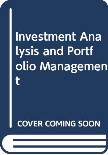 9780030283178: Investment Analysis and Portfolio Management