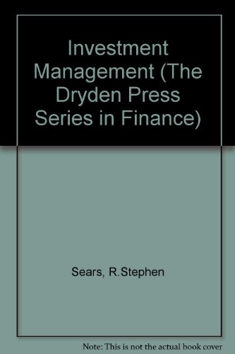 9780030286629: Investment Management (The Dryden Press Series in Finance)