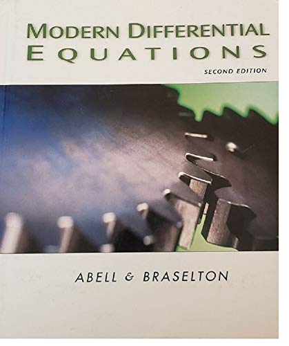 9780030287046: Modern Differential Equations