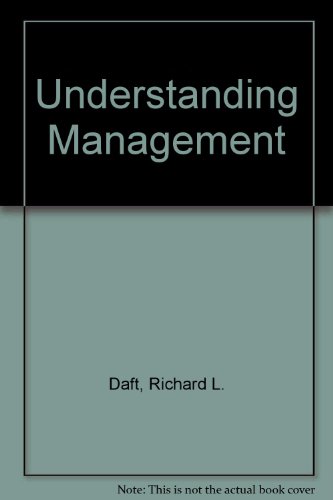 9780030287961: Understanding Management