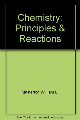 Beispielbild fr Student Solutions manual for Chemistry, Principles & Reactions zum Verkauf von Irish Booksellers